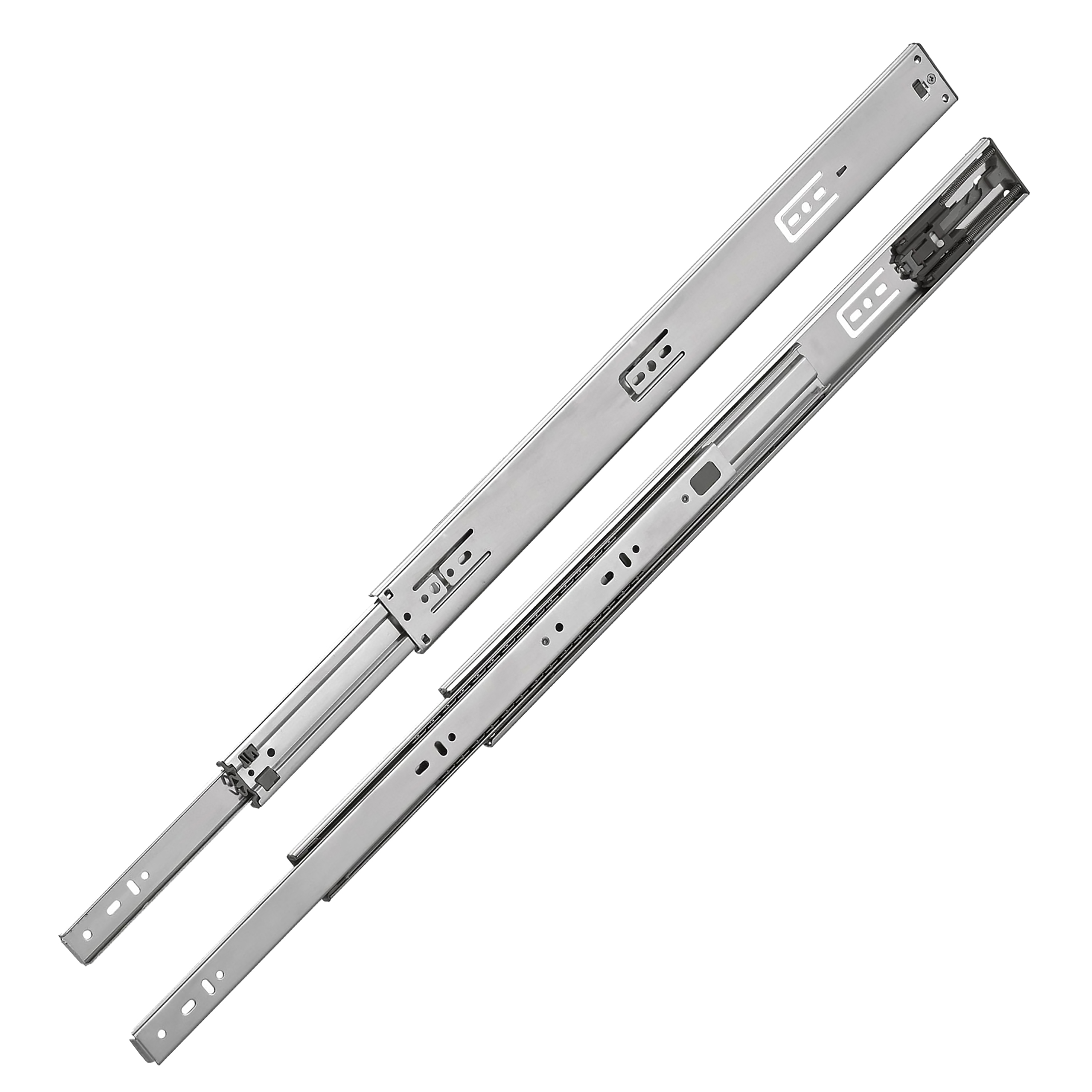 Rok Hardware Push To Open 16" Full Extension Ball Bearing Drawer Slide
